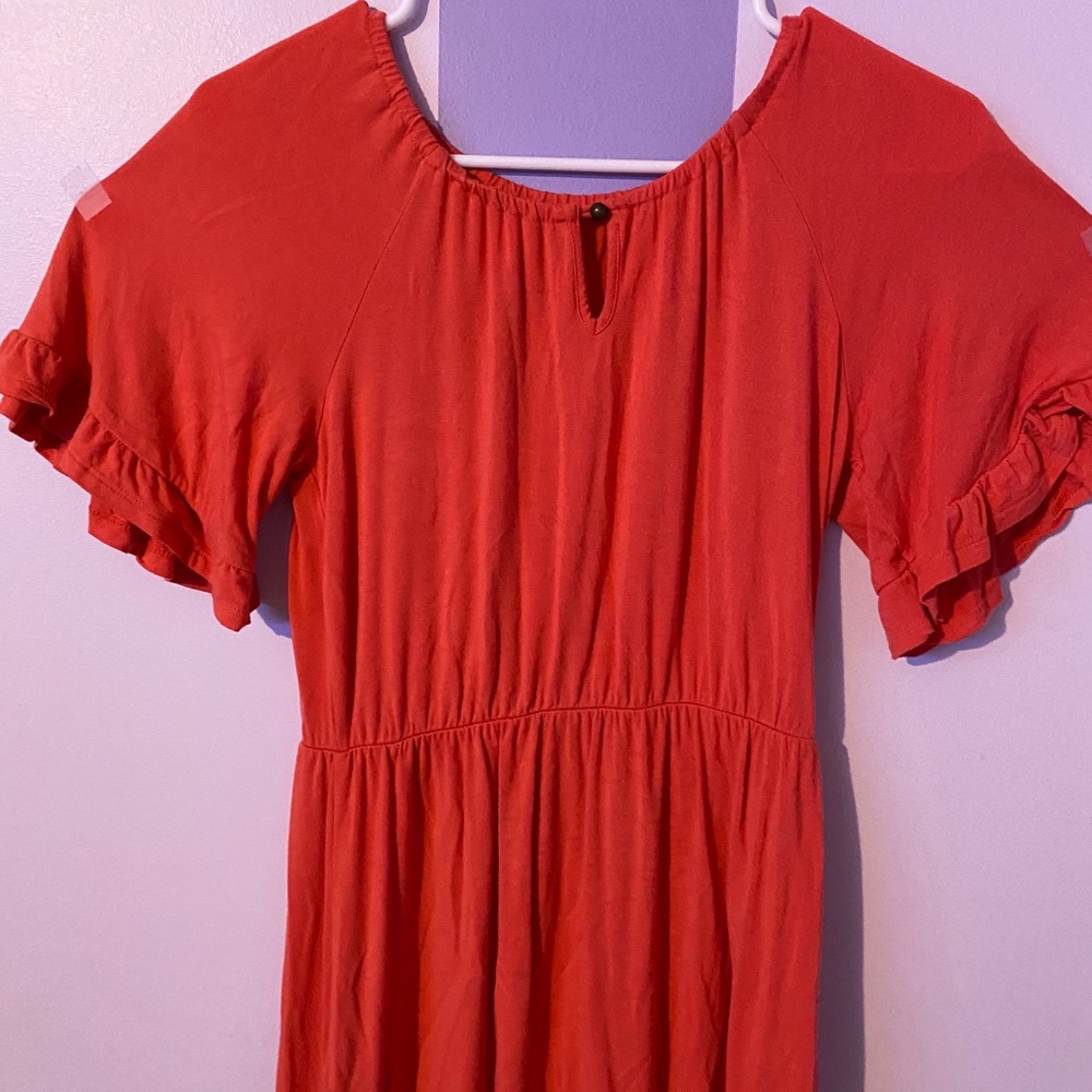 Peach/ orange dress